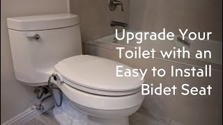 Bidet Seat DIY Install  Easy Toilet Upgrade [upl. by Manson]