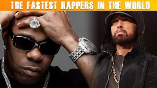 TOP 10 FASTEST RAPPERS IN THE WORLD [upl. by Chessa449]