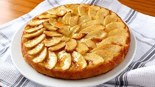 Tarta de manzana Receta FÁCIL y RÁPIDA  Postres y tartas fáciles [upl. by Auburn]