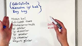 Türkçede Kullanılan Veda Sözcükleri [upl. by Naquin]