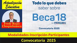 Beca 18 convocatoria para el 2025 [upl. by Bautista]