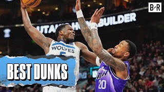 The Best Dunker In the NBA  Anthony Edwards Greatest Career Dunks [upl. by Stulin]