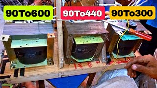 5KVA AUTOMATIC STABILIZER TRANSFORMER WINDING DATA 90TO300 90TO440 90TO600 [upl. by Okuy469]