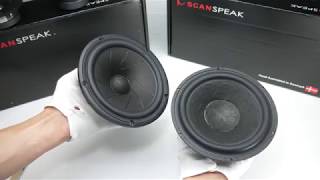 Visual difference between Scan Speak Revelator n Classic woofers [upl. by Kalil]