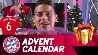 Drawing w James Rodríguez  FC Bayern Xmas Advent Calendar 6 [upl. by Beffrey31]