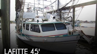 UNAVAILABLE Used 2005 Lafitte 45 x 18 Shrimper Skimmer in Dulac Louisiana [upl. by Forrest614]