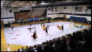 Luminosa Winterguard 11  Hinsdale 2262011 [upl. by Dlnaod]