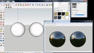 Glossy and Shiny material types in Shaderlight for Sketchup [upl. by Nirb]