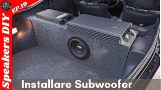 car SUBWOOFER auto fai da te Diy  Mounted on Eclipse 2G [upl. by Henriques]