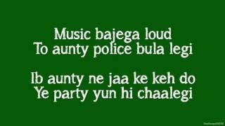 Party All Night Lyrics BOSS ft Yo Yo Honey Singh Aksha [upl. by Atinad37]