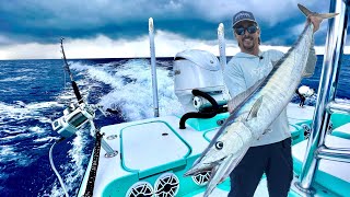 HIGH SPEED Trolling on the Bay Boat WAHOO CatchCleanClook [upl. by Enoed9]