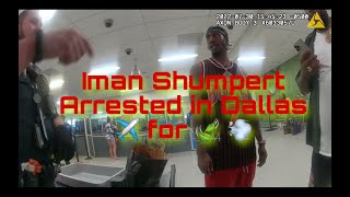 Iman Shumpert Arrested at Dallas Fort Worth International Airport for Possession of Cannabis [upl. by Arodoeht482]