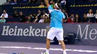 Roger Federer vs David Nalbandian  Shanghai TMC 2006 Highlights [upl. by Suivatra535]