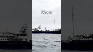 Whistle VS Siren  Steamship Shieldhall [upl. by Nylsoj480]