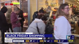 Shoppers line up for Black Friday Las Vegas deals [upl. by Maryann]