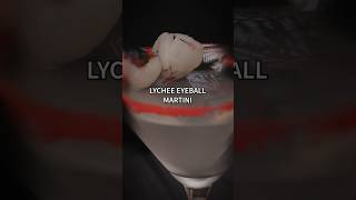 Lychee Eyeball Martini  The Spookiest Halloween Cocktail lychee soju cocktail [upl. by Tharp]