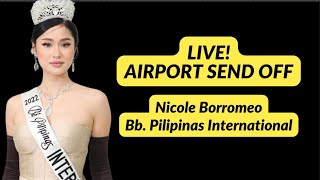 LIVE Bb Pilipinas International Airport Send Off [upl. by Dnomaid631]