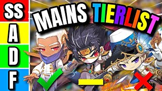 Maplestory BEST Mains Tierlist POST The Dark Ride [upl. by Toth]