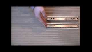 Full extension drawer slides  ball bearing runners for kitchen and bedroom drawers by Buller Ltd [upl. by Buine603]