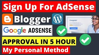 Blogger Google AdSense Approval Method 2024  How to Link Blogger To Google AdSense Trick [upl. by Drabeck]