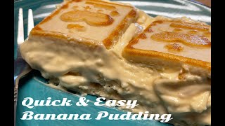 THE BEST BANANA PUDDING WITH CHESSMAN COOKIES  QIUCK amp EASY SIMPLY DELICIOUS [upl. by Anu57]