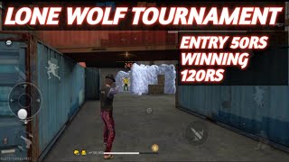 LONE WOLF TOURNAMENT FOR EVO GUN  PLAYING WITH NOOB ID FREEFIRE ESPORTS [upl. by Arel]