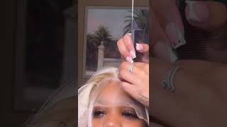 WIDOWS PEAK TUTORIAL ON LACE WIG [upl. by Karub]