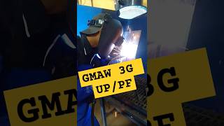 PLATE WELDER GMAW 3G UP  PF welding welder gmaw fcaw migwelding migweld [upl. by Thay293]