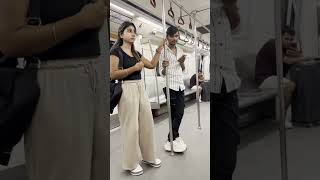 Love story ❤️ metro prank [upl. by Ocirema245]