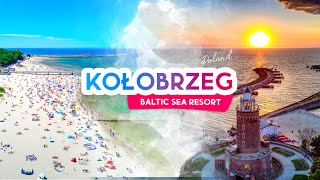 Kołobrzeg  Kołobrzeg Plaża  Port  Bulwar  Molo  Kołobrzeg z drona  Kołobrzeg Lato 2023 [upl. by Burgess]