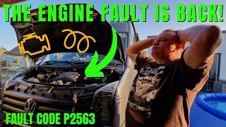 engine fault code P2563 finally fixed on our self built campervan [upl. by Hughmanick13]