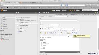 TYPO3 für Redakteure Teil 10 Einführung in den RTE Rich Text Editor [upl. by Tsepmet]