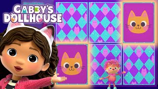 Can You Match the Cards Memory Game for Kids  GABBYS DOLLHOUSE  Netflix [upl. by Aillemac]