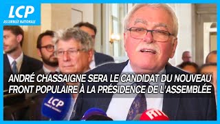 André Chassaigne sera le candidat du Nouveau Front populaire à la présidence de lAssemblée [upl. by Tull]