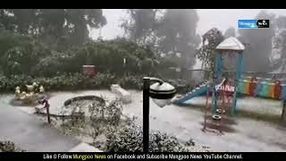 Snowfall in Darjeeling 29 December 2021 [upl. by Beare]