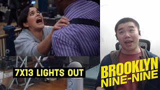 Brooklyn NineNine Season 7 Episode 13 Lights Out Reaction [upl. by Chloette]