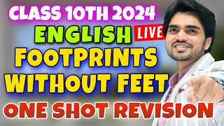 🔴LIVE CLASS 10 REVISION  ONE SHOT FOOTPRINTS WITHOUT FEET  All ChaptersCompetency Based Questions [upl. by Abil]