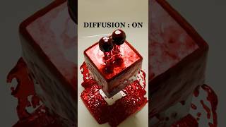 Diffusion Viscosity ON vs OFF Fluid Simulation Beginners Guide animation blender art short [upl. by Nytsuj]