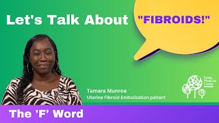 Testimonial Uterine Fibroid Embolization  Tamara [upl. by Sitto692]