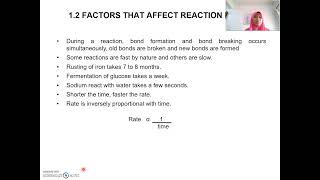 PRERECORDED CHM096 2022 TOPIC 1W112 Factors That Affect Reaction Rates [upl. by Mintun450]