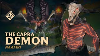 The Capra Demon Naafiri 🦴 ​RuneForge—LoL Custom Skins [upl. by Ayrolg]