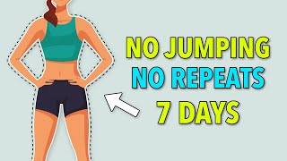 7Day Total Body Fat Loss No Jumping No Repeats 20 minutes [upl. by Waugh]