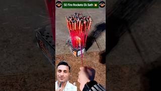 Diwali rocket 🚀 fireworks firecraker satisfying diwali crackers crackersindia newyear [upl. by Ardna339]