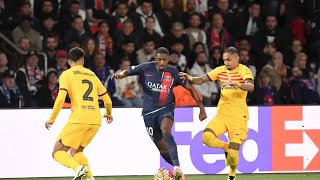 Notes des joueurs de match aller quartdefinale ligues des champions ParisSGFC Barcelone [upl. by Ahsinaj]