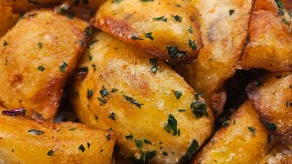 Crispy potatoes that I will make every day potatoes food cooking [upl. by Rolo714]