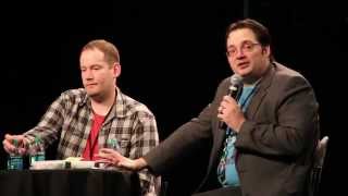 Fantasy Authors Brandon Mull and Brandon Sanderson [upl. by Ayerdna800]