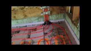 PEX Tubing Layout and Install for InSlab Radiant Heat [upl. by Ojahtnamas12]