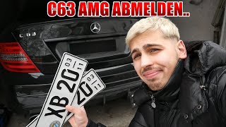 MERCEDES BENZ C63 AMG ABMELDEN  VLOG  Buny [upl. by Annahsirhc430]