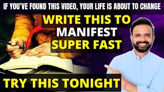 Manifest SUPER FAST The Ultimate Law of Attraction Hack DO IT TONIGHT [upl. by Otrebile]