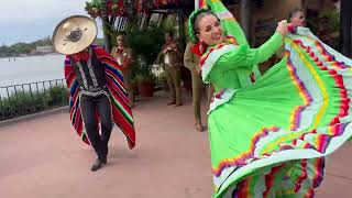 Walt Disney World 4K Christmas at EPCOT MEXICO Festival of The Holidays [upl. by Inalial596]